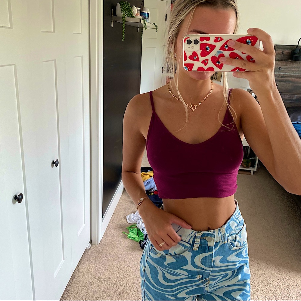 Burgundy Tank Top